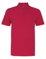 Heren Polo Asquith & Fox Classic Fit Hot Pink